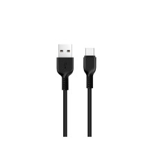 Cable USB A to USB C Hoco 2,4A 3 m X20 black