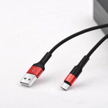 Cable USB A to USB C Hoco 2A 1 m X26 black red