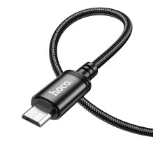 Cable USB A to Micro USB Hoco 2,4A 1 m X89 black Cable USB A to Micro USB Hoco 2,4A 1 m X89 black