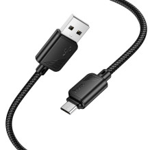 Cable USB A to Micro USB Hoco 2,4A 1 m X113 black