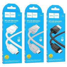 Cable USB A to Micro USB Hoco 2,4A 1 m X113 black