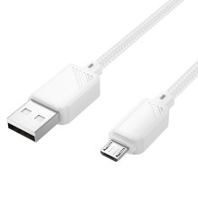 Cable USB A to Micro USB Hoco 2,4A 1 m X113 white Cable USB A to Micro USB Hoco 2,4A 1 m X113 white