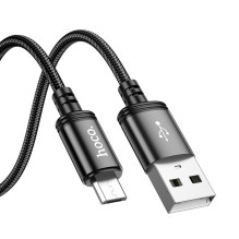 Cable USB A to Micro USB Hoco 2,4A 2 m X89 black