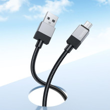 Cable USB A to Micro USB Hoco 2,4A 1 m X110 black