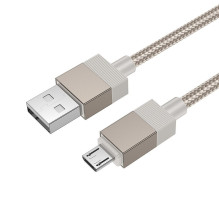 Cable USB A to Micro USB Hoco 2,4A 1 m X110 gold