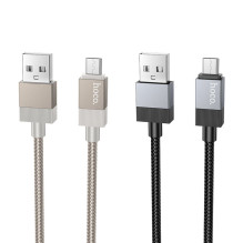 Cable USB A to Micro USB Hoco 2,4A 1 m X110 gold