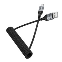 Cable USB A to Micro USB Hoco 2,4A 1,5 m X121 black