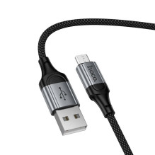 Cable USB A to Micro USB Hoco 2,4A 1,5 m X121 black