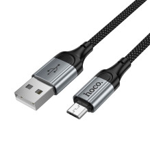 Cable USB A to Micro USB Hoco 2,4A 1,5 m X121 black