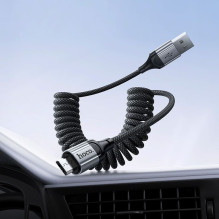 Cable USB A to Micro USB Hoco 2,4A 1,5 m X121 black