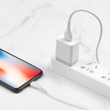 Cable USB A to Lightning Hoco 1 m X37 white Cable USB A to Lightning Hoco 1 m X37 white