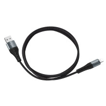 USB A tipo į „Lightning“ tipo laidas Hoco 2,4A, 1 m, X38, juodas