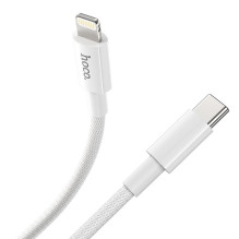 Cable USB C to Lightning Hoco PD 3A 20W 1 m X56 white Cable USB C to Lightning Hoco PD 3A 20W 1 m X56 white