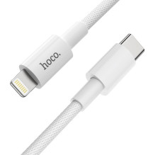 Cable USB C to Lightning Hoco PD 3A 20W 1 m X56 white Cable USB C to Lightning Hoco PD 3A 20W 1 m X56 white