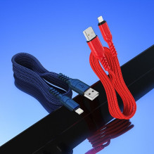 HOCO laidas USB A į Lightning 2,4A X59 1 m mėlynas