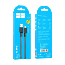 Laidas USB A - Lightning Hoco 2,4A 1 m X69 juodas baltas