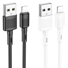 Cable USB A to Lightning Hoco 2,4A 1 m X83 black Cable USB A to Lightning Hoco 2,4A 1 m X83 black