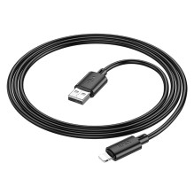 USB A tipo į „Lightning“ tipo laidas Hoco 2,4A, 1 m, X88, juodas