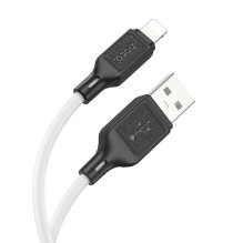 USB A tipo į „Lightning“ tipo laidas Hoco 2,4A, 1 m, X90, baltas