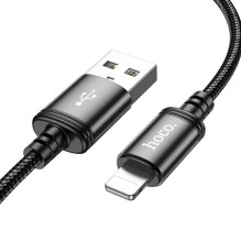 Cable USB A to Lightning Hoco 2,4A 3 m X91 black