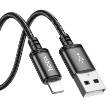 Cable USB A to Lightning Hoco 2,4A 3 m X91 black Cable USB A to Lightning Hoco 2,4A 3 m X91 black