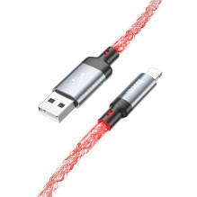 USB A tipo į „Lightning“ tipo maitinimas Hoco 2,4A, 1 m, U112, pilkas USB A tipo į „Lightning“ tipo maitinimas Hoco 2,4A, 1 m, U112, pilkas