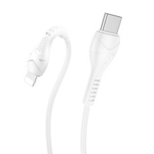 Cable USB C to Lightning Hoco PD 27W 1 m X37 white