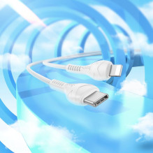 Cable USB C to Lightning Hoco PD 27W 1 m X37 white