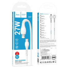 Cable USB C to Lightning Hoco PD 27W 1 m X37 white