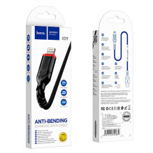 Cable USB A to Lightning Hoco 2,4A 3 m X59 black Cable USB A to Lightning Hoco 2,4A 3 m X59 black