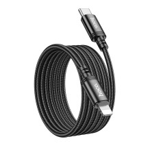 USB C - Lightning kabelis Hoco PD 27W 2 m X89 juodas USB C - Lightning kabelis Hoco PD 27W 2 m X89 juodas