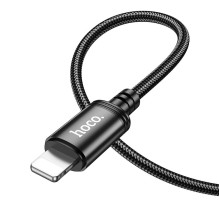 Cable USB A to Lightning Hoco 2,4A 2 m X89 black