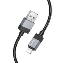 USB A tipo į „Lightning“ tipo laidas Hoco 2,4A, 1 m, X110, juodas