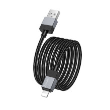Cable USB A to Lightning Hoco 2,4A 1 m X110 black