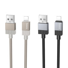 Cable USB A to Lightning Hoco 2,4A 1 m X110 black