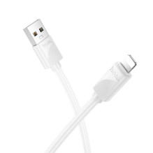 Cable USB A to Lightning Hoco 2,4A 1 m X114 white Cable USB A to Lightning Hoco 2,4A 1 m X114 white