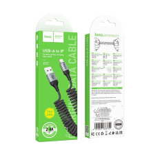 Cable USB C to Lightning Hoco PD 27W 1,5 m X121 black