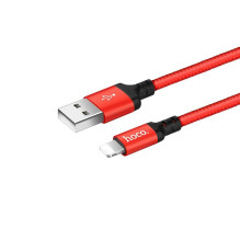 Cable USB A to Lightning Hoco 1 m 4 black red Cable USB A to Lightning Hoco 1 m 4 black red