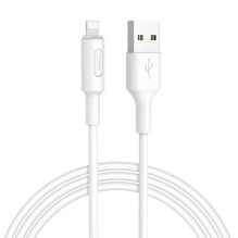 Cable USB A to Lightning Hoco 2A 1 m X25 white