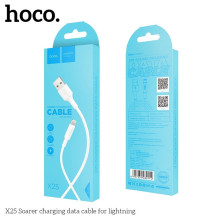 Cable USB A to Lightning Hoco 2A 1 m X25 white