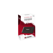 „Kingston Technology XS1000“ 1 TB išorinis USB 3.2 Gen 2 nešiojamasis SSD diskas