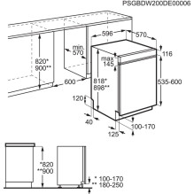 Electrolux EES47300IX Semi built-in 13 place settings
