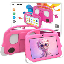 Planšetinis kompiuteris KidsTAB8 4G BLOW 4 / 64GB rožinis + dėklas