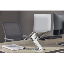 Gembird NBS-D1-03 laptop stand Silver 39.6 cm (15.6") Gembird NBS-D1-03 laptop stand Silver 39.6 cm (15.6")