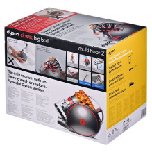 „Dyson Cinetic Big Ball Multi floor 2“ cilindrinis dulkių siurblys, 700 W, sausas, be maišelio, 0,8 l „Dyson Cinetic Big Ball Multi floor 2“ cilindrinis dulkių siurblys, 700 W, sausas, be maišelio, 0,8 l