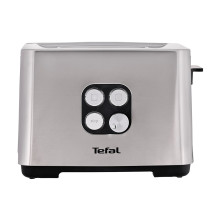 Tefal Equinox TT420D 7 2 griežinėliai Juoda, Nerūdijančiojo plieno