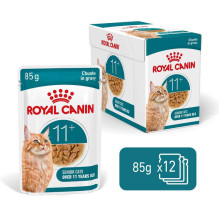 ROYAL CANIN Ageing 11+ šlapias kačių ėdalas gabaliukais padaže - 12 x 85 g ROYAL CANIN Ageing 11+ šlapias kačių ėdalas gabaliukais padaže - 12 x 85 g