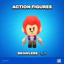 BRAWL STARS S1 VEIKSMO FIGŪRĖLĖS 11 cm - COLT