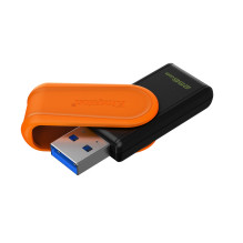 Kingston Technology DataTraveler 256GB Portable USB 3.2 Gen 1 Exodia S (Black / Orange)