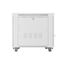 Free-standing rack cabinet 19" 15U 800x1000 grey perforated door LCD Lanberg (flat pack)